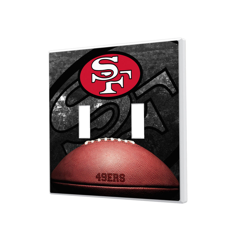 San Francisco 49ers Historic Collection Legendary Hidden-Screw Light Switch Plate