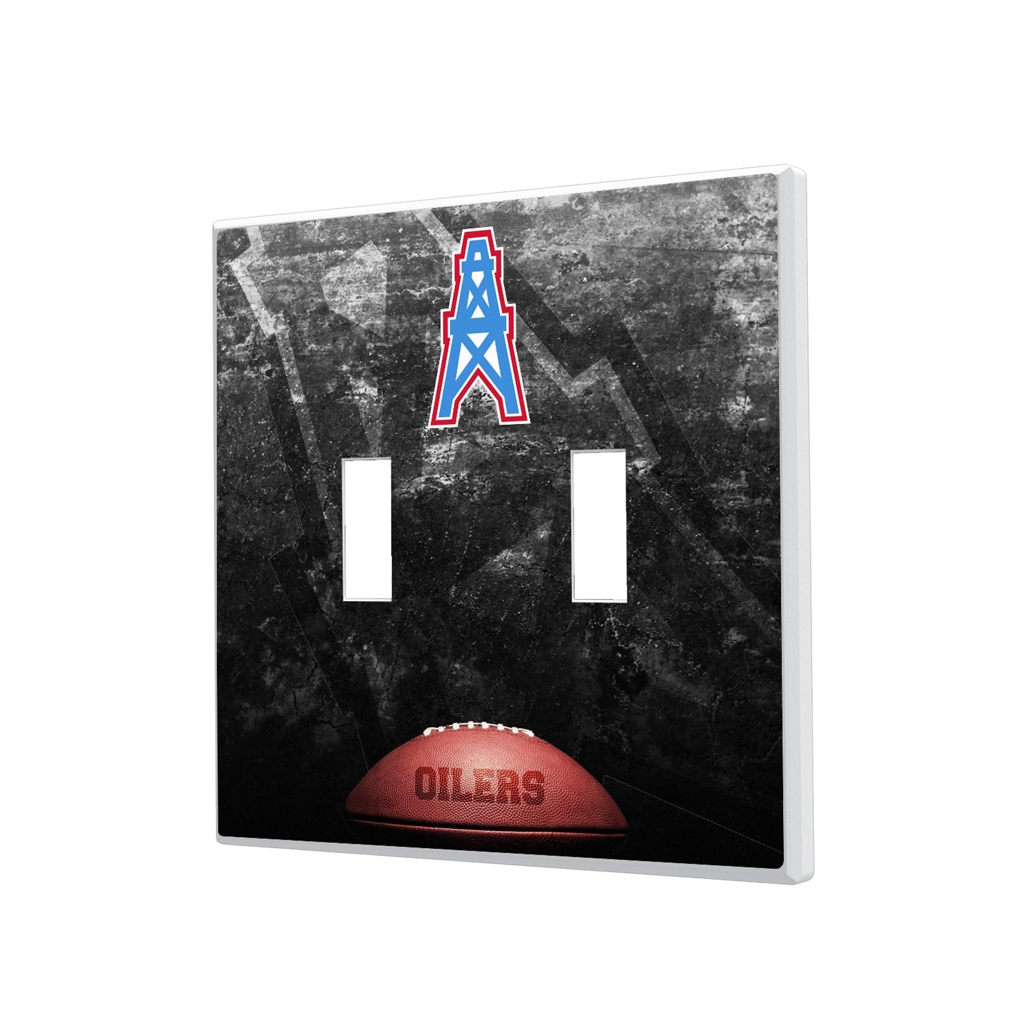 Houston Oilers Historic Collection Legendary Hidden-Screw Light Switch Plate