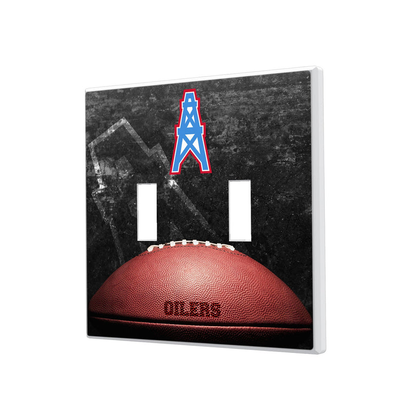 Houston Oilers Historic Collection Legendary Hidden-Screw Light Switch Plate