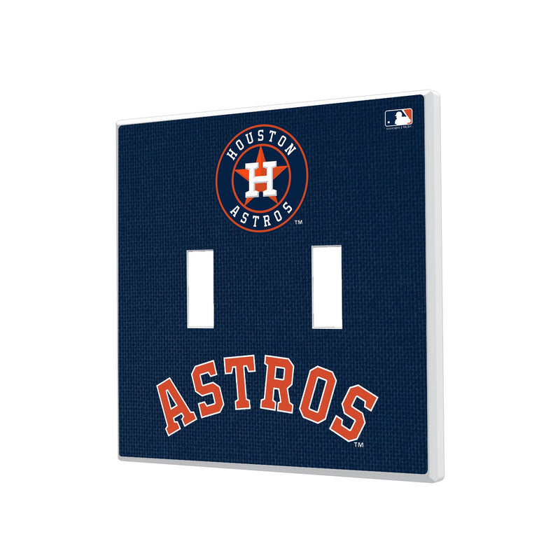 Houston Astros Solid Hidden-Screw Light Switch Plate