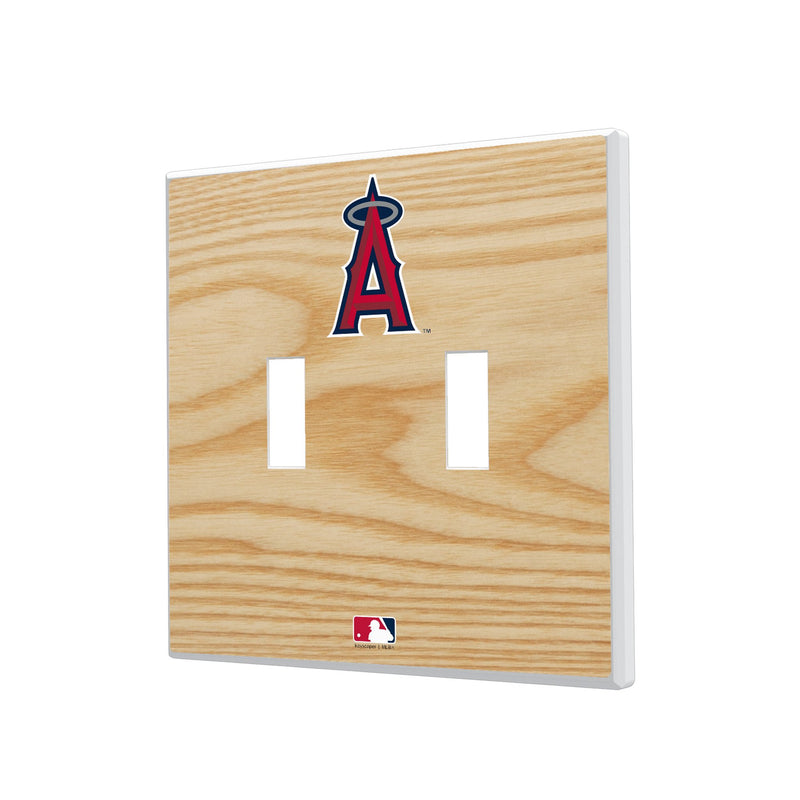 Los Angeles Angels Baseball Bat Hidden-Screw Light Switch Plate