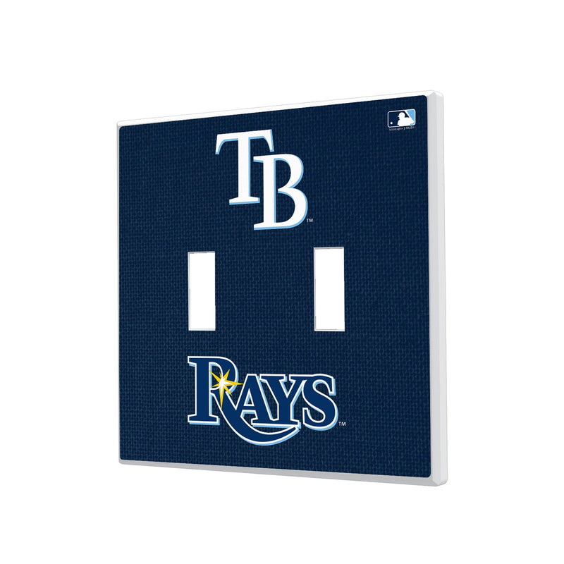 Tampa Bay Rays Solid Hidden-Screw Light Switch Plate