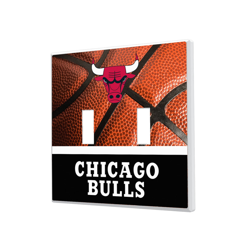 Chicago Bulls Basketball Hidden-Screw Light Switch Plate