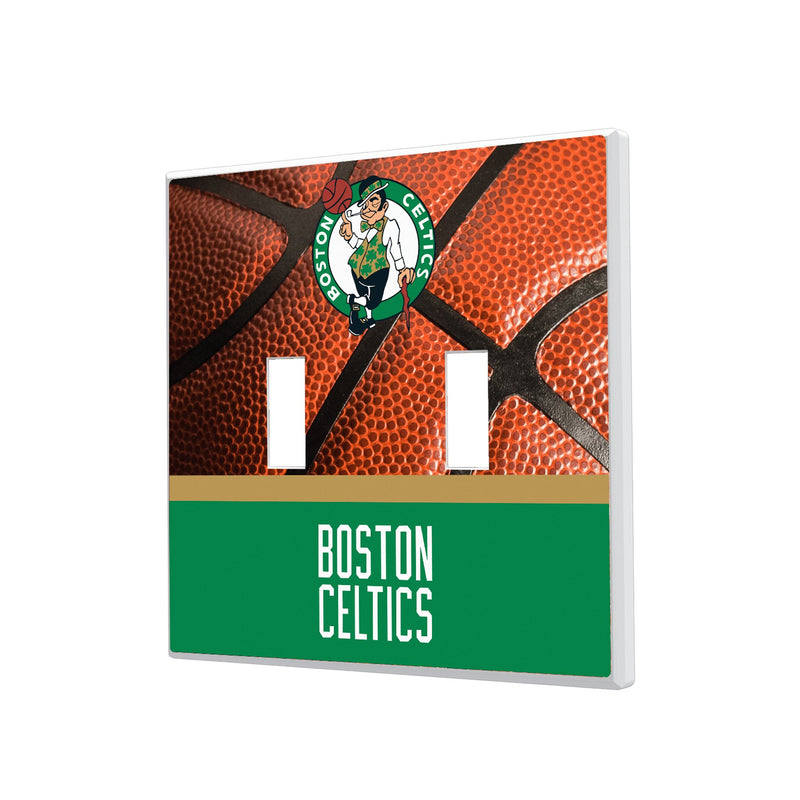 Boston Celtics Basketball Hidden-Screw Light Switch Plate