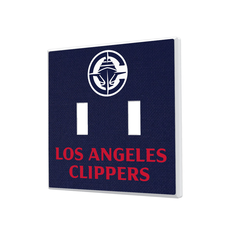 Los Angeles Clippers Solid Hidden-Screw Light Switch Plate