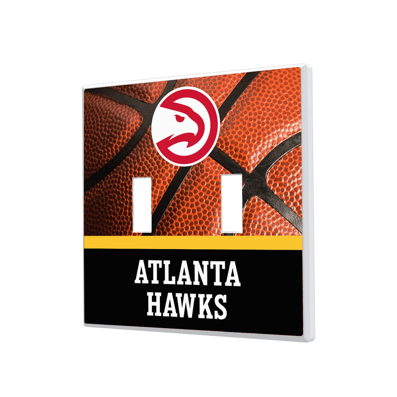 Atlanta Hawks Basketball Hidden-Screw Light Switch Plate
