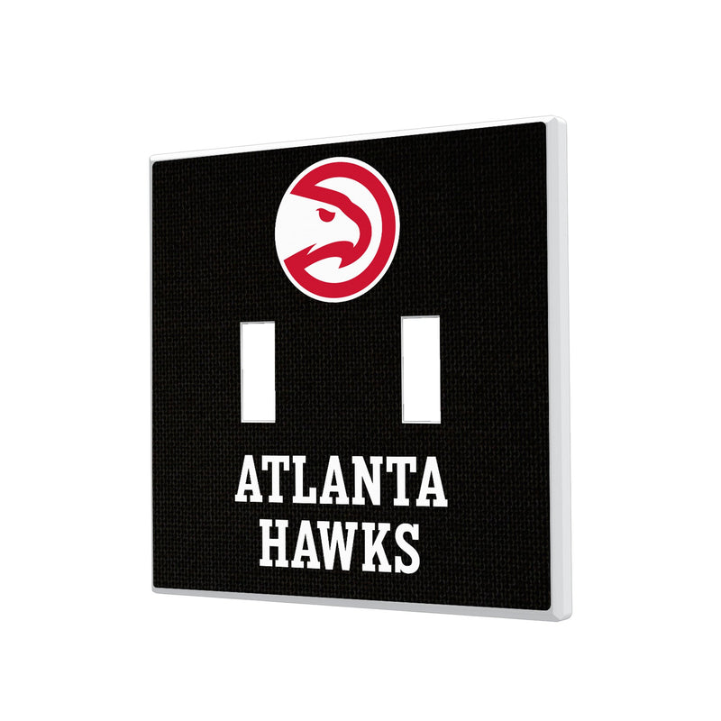 Atlanta Hawks Solid Hidden-Screw Light Switch Plate