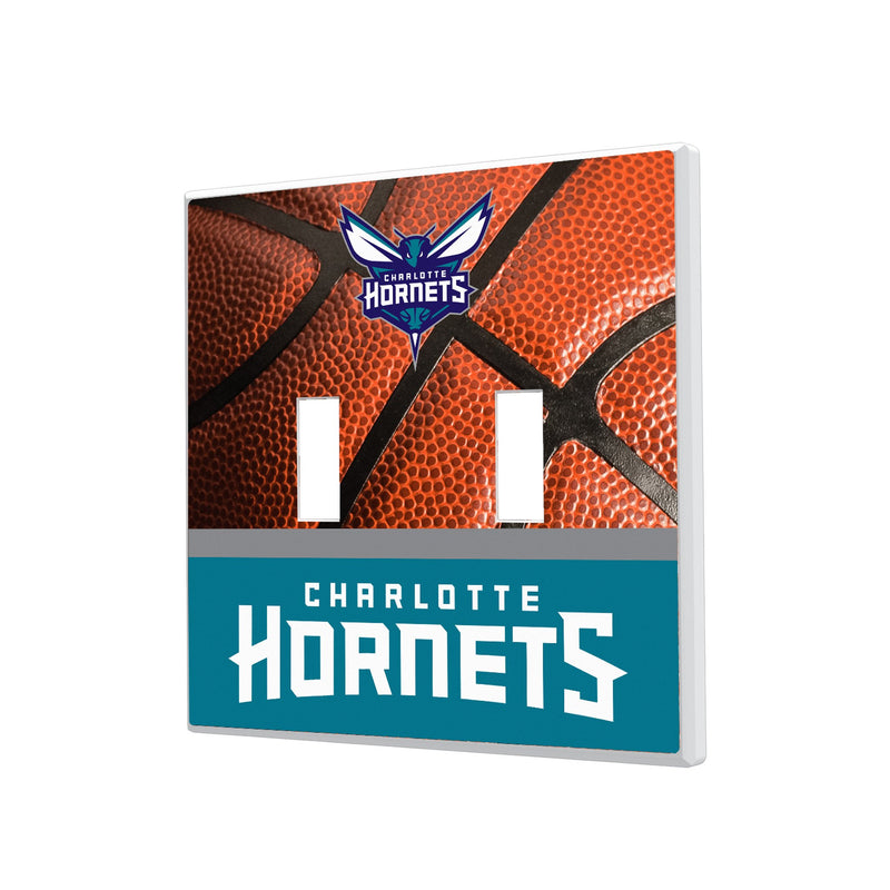 Charlotte Hornets Basketball Hidden-Screw Light Switch Plate