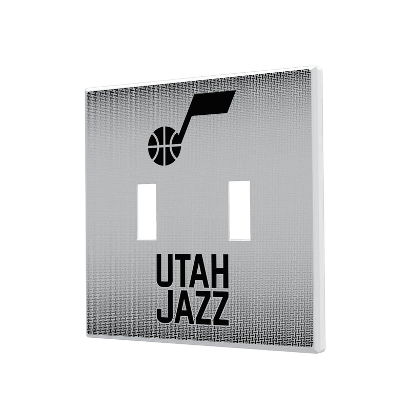 Utah Jazz Linen Hidden-Screw Light Switch Plate