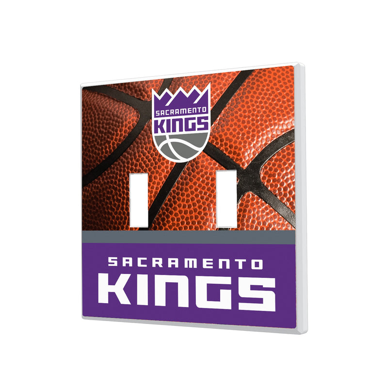 Sacramento Kings Basketball Hidden-Screw Light Switch Plate