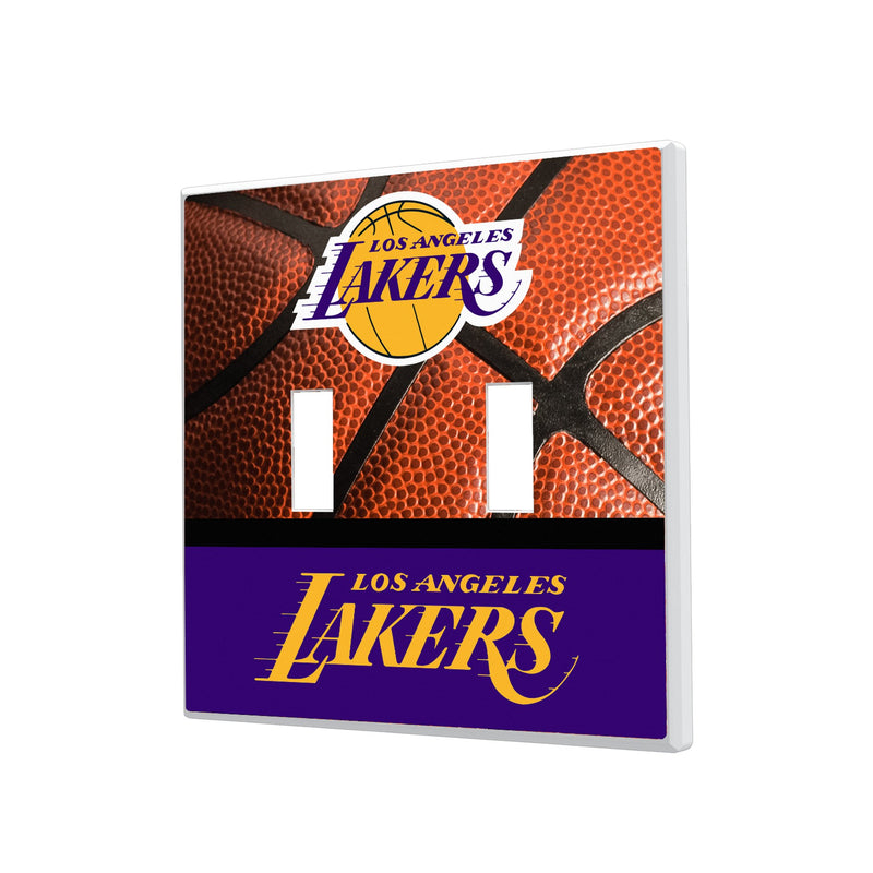 Los Angeles Lakers Basketball Hidden-Screw Light Switch Plate