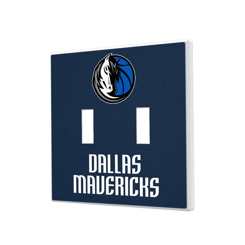 Dallas Mavericks Solid Hidden-Screw Light Switch Plate