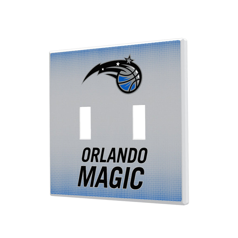 Orlando Magic Linen Hidden-Screw Light Switch Plate