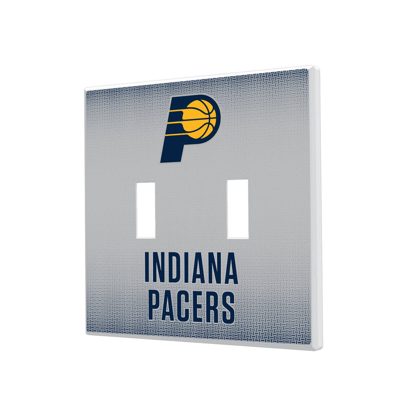 Indiana Pacers Linen Hidden-Screw Light Switch Plate