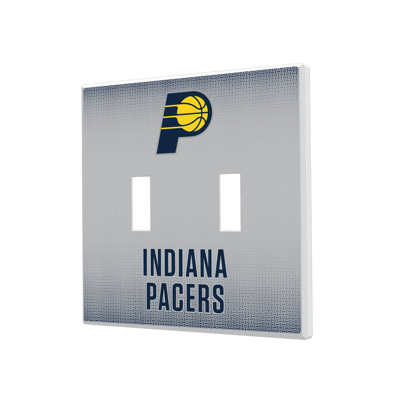 Indiana Pacers Linen Hidden-Screw Light Switch Plate