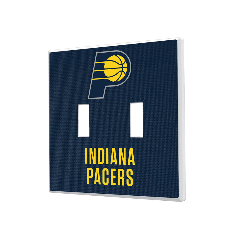 Indiana Pacers Solid Hidden-Screw Light Switch Plate
