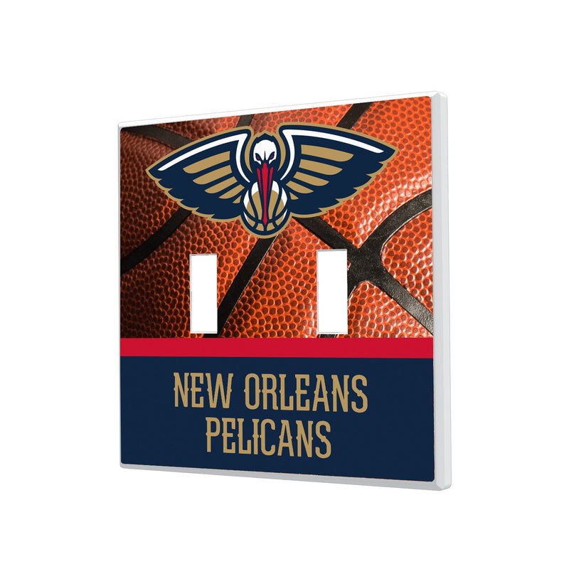 New Orleans Pelicans Basketball Hidden-Screw Light Switch Plate