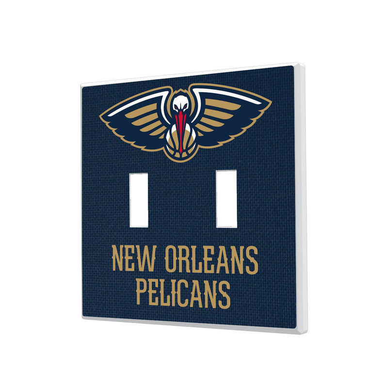 New Orleans Pelicans Solid Hidden-Screw Light Switch Plate