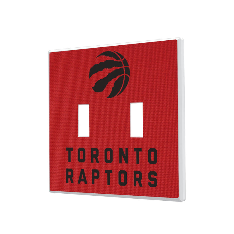 Toronto Raptors Solid Hidden-Screw Light Switch Plate