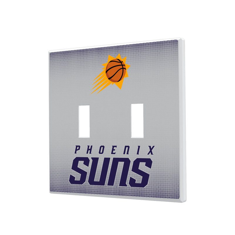 Phoenix Suns Linen Hidden-Screw Light Switch Plate