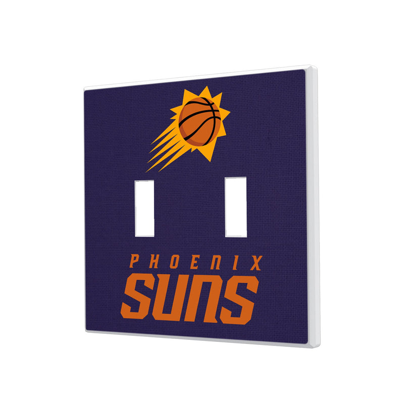 Phoenix Suns Solid Hidden-Screw Light Switch Plate