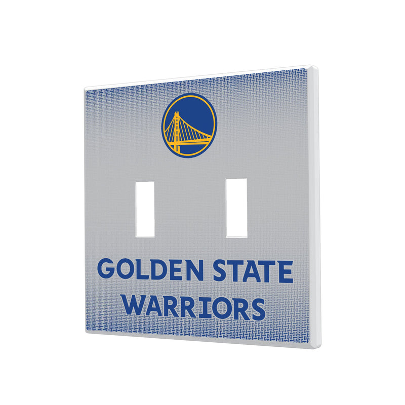 Golden State Warriors Linen Hidden-Screw Light Switch Plate