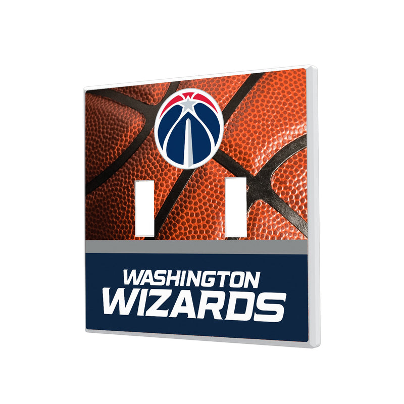 Washington Wizards Basketball Hidden-Screw Light Switch Plate
