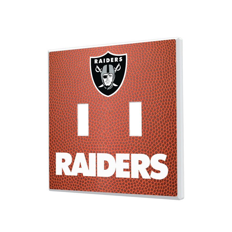 Las Vegas Raiders Football Hidden-Screw Light Switch Plate