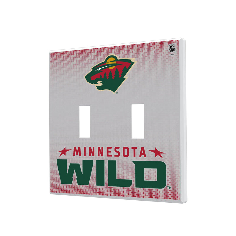 Minnesota Wild Linen Hidden-Screw Light Switch Plate