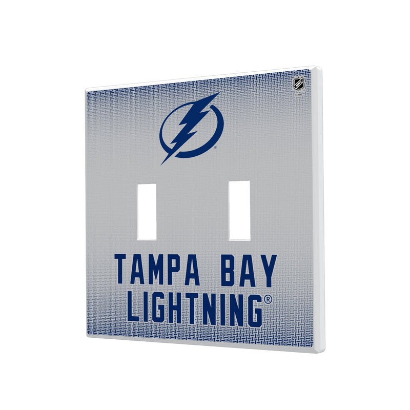 Tampa Bay Lightning Linen Hidden-Screw Light Switch Plate