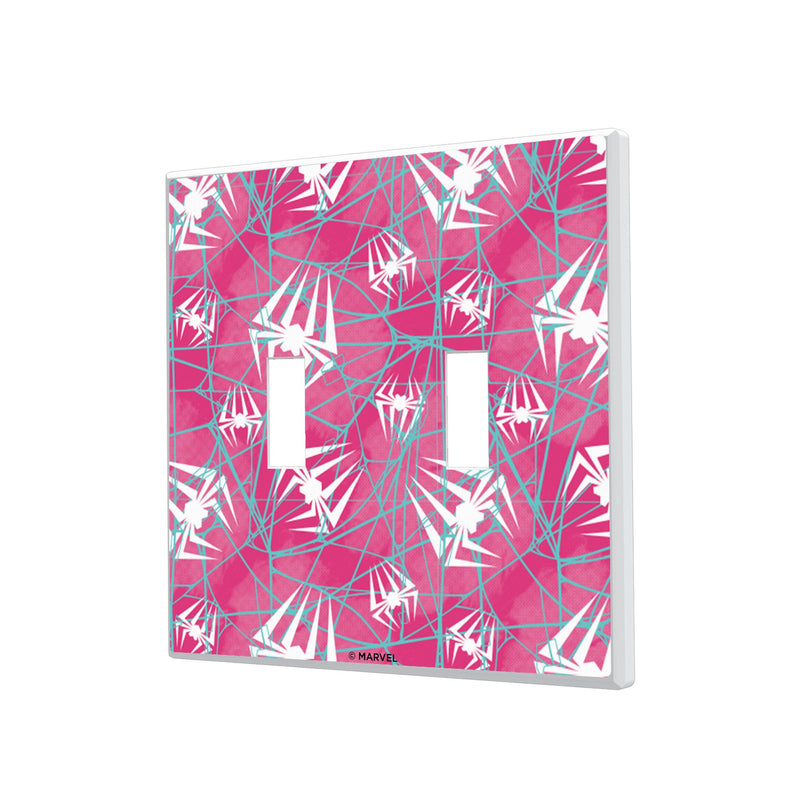 Marvel Spider-Gwen Pattern Hidden-Screw Light Switch Plate
