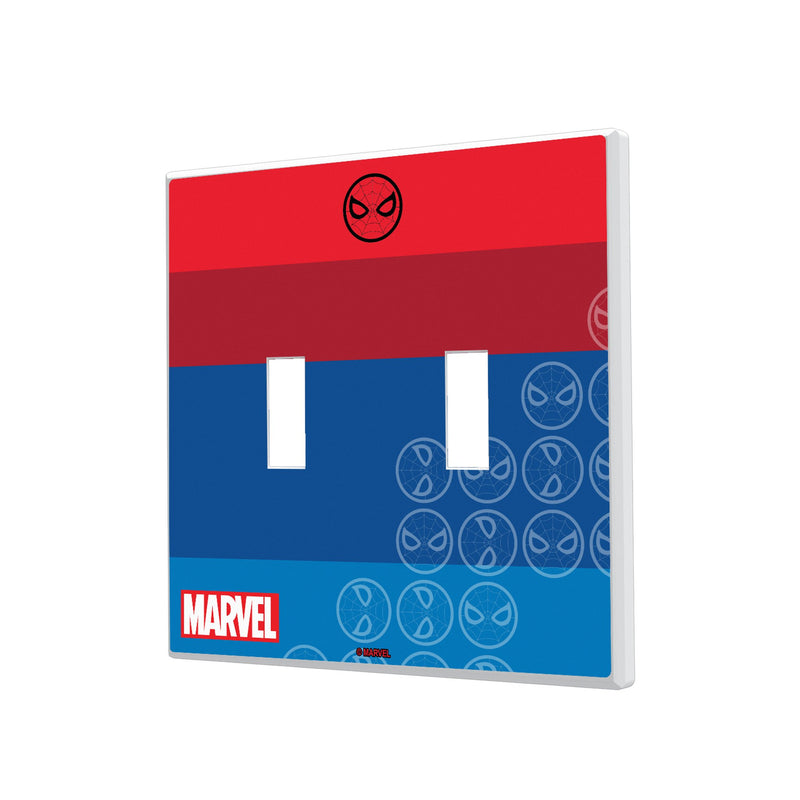 Marvel Spider-Man Sigil Hidden-Screw Light Switch Plate