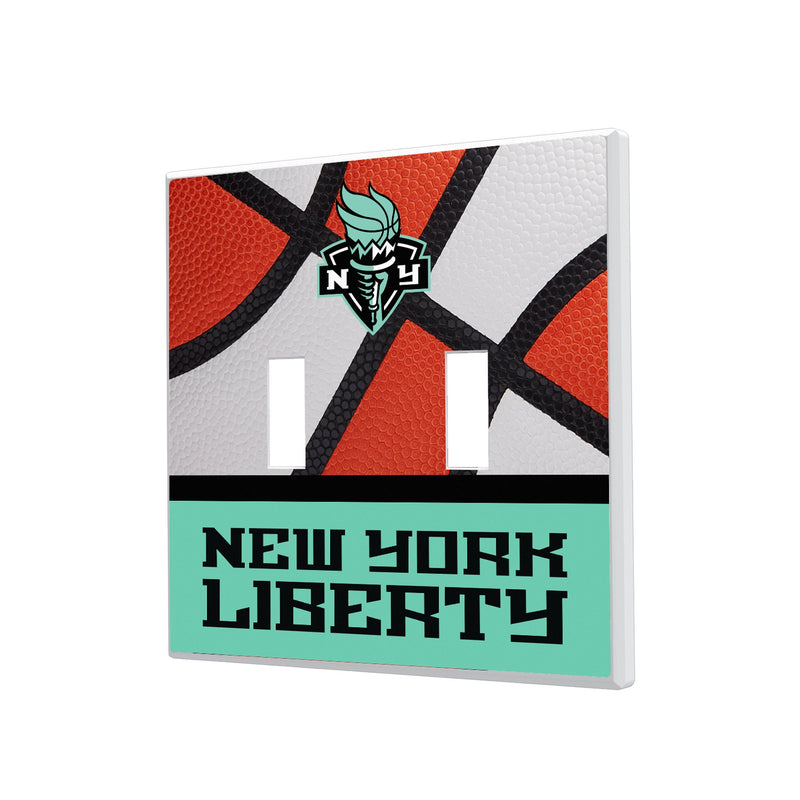 New York Liberty Basketball Hidden-Screw Light Switch Plate