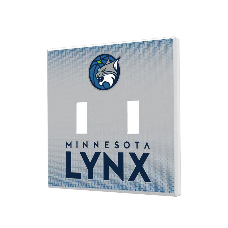 Minnesota Lynx Linen Hidden-Screw Light Switch Plate