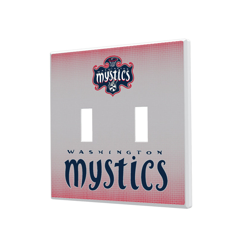 Washington Mystics Linen Hidden-Screw Light Switch Plate