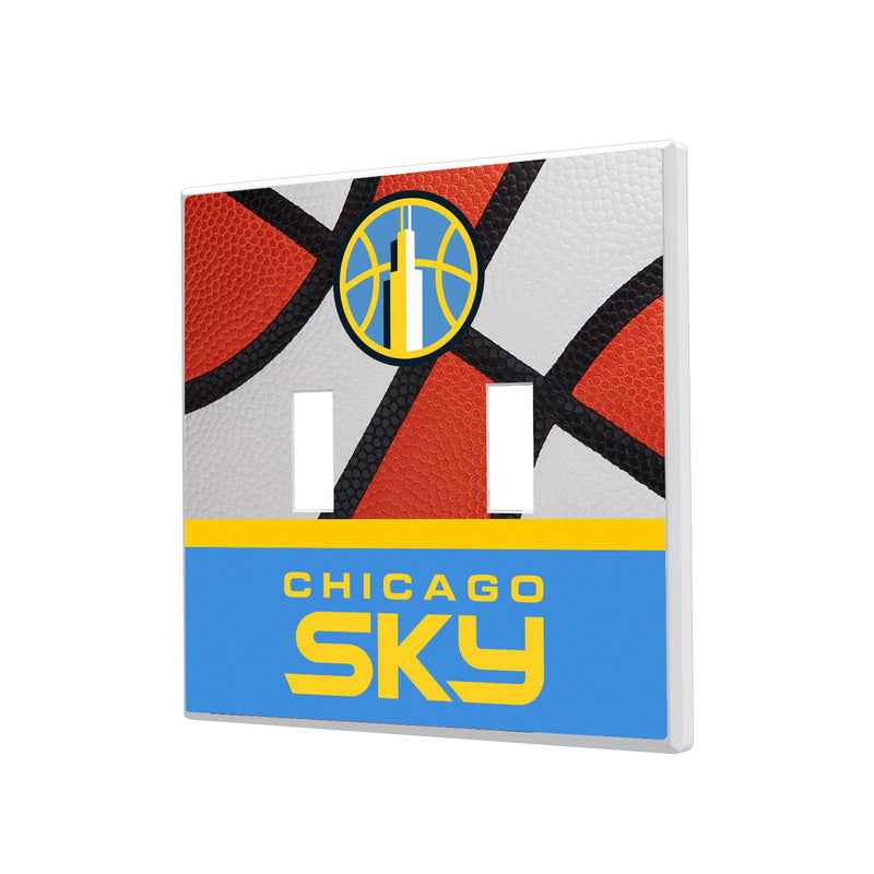 Chicago Sky Basketball Hidden-Screw Light Switch Plate
