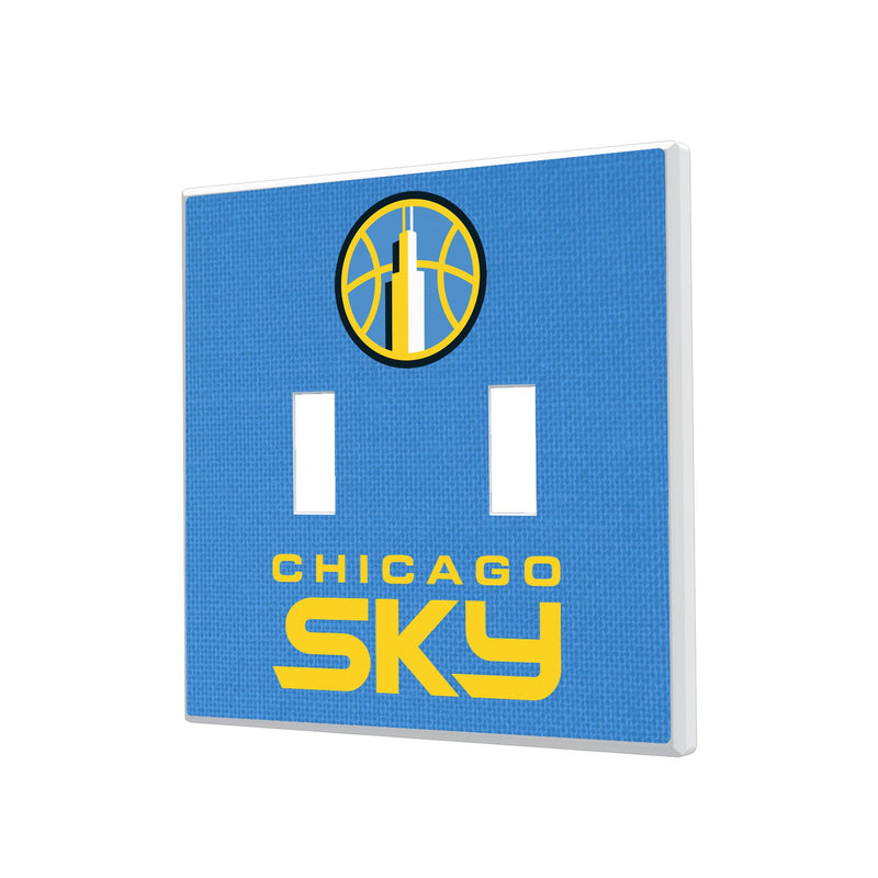 Chicago Sky Solid Hidden-Screw Light Switch Plate