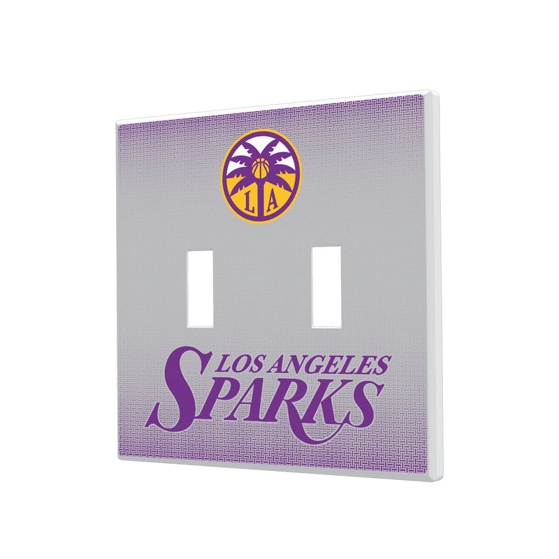 Los Angeles Sparks Linen Hidden-Screw Light Switch Plate