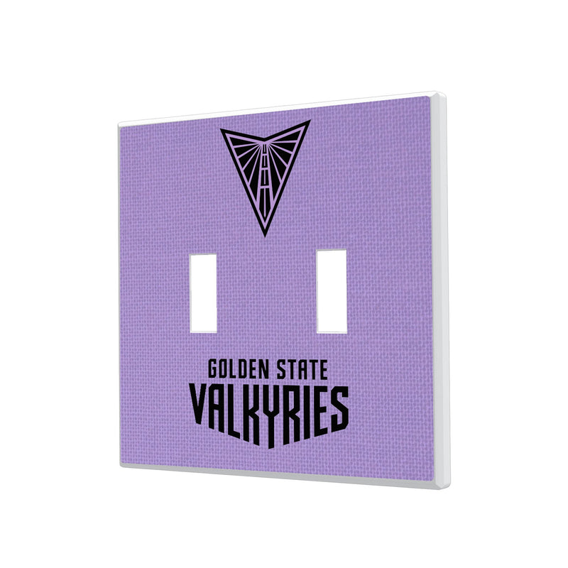 Golden State Valkyries Solid Hidden-Screw Light Switch Plate