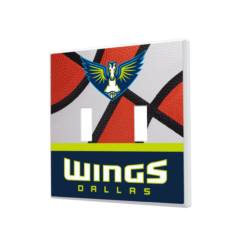 Dallas Wings Basketball Hidden-Screw Light Switch Plate