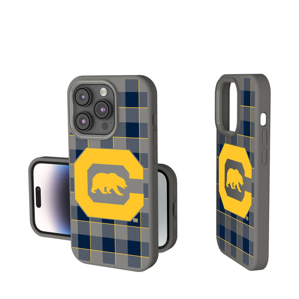 University of California Berkeley Golden Bears Plaid iPhone Soft Touch Phone Case