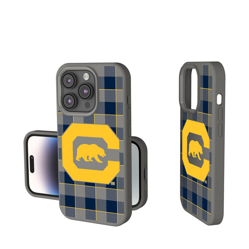 University of California Berkeley Golden Bears Plaid iPhone Soft Touch Phone Case