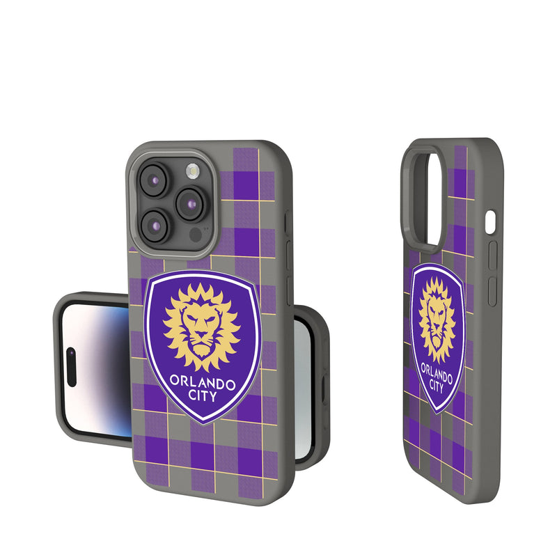 Orlando City Soccer Club  Plaid iPhone Soft Touch Phone Case