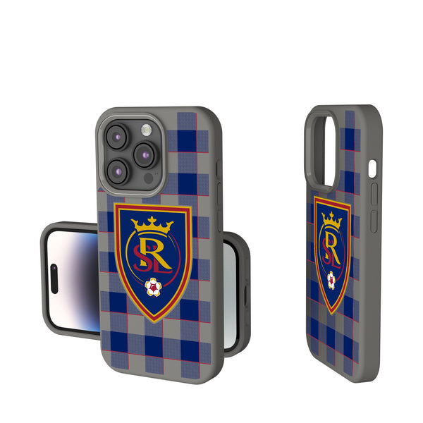 Real Salt Lake   Plaid iPhone Soft Touch Phone Case