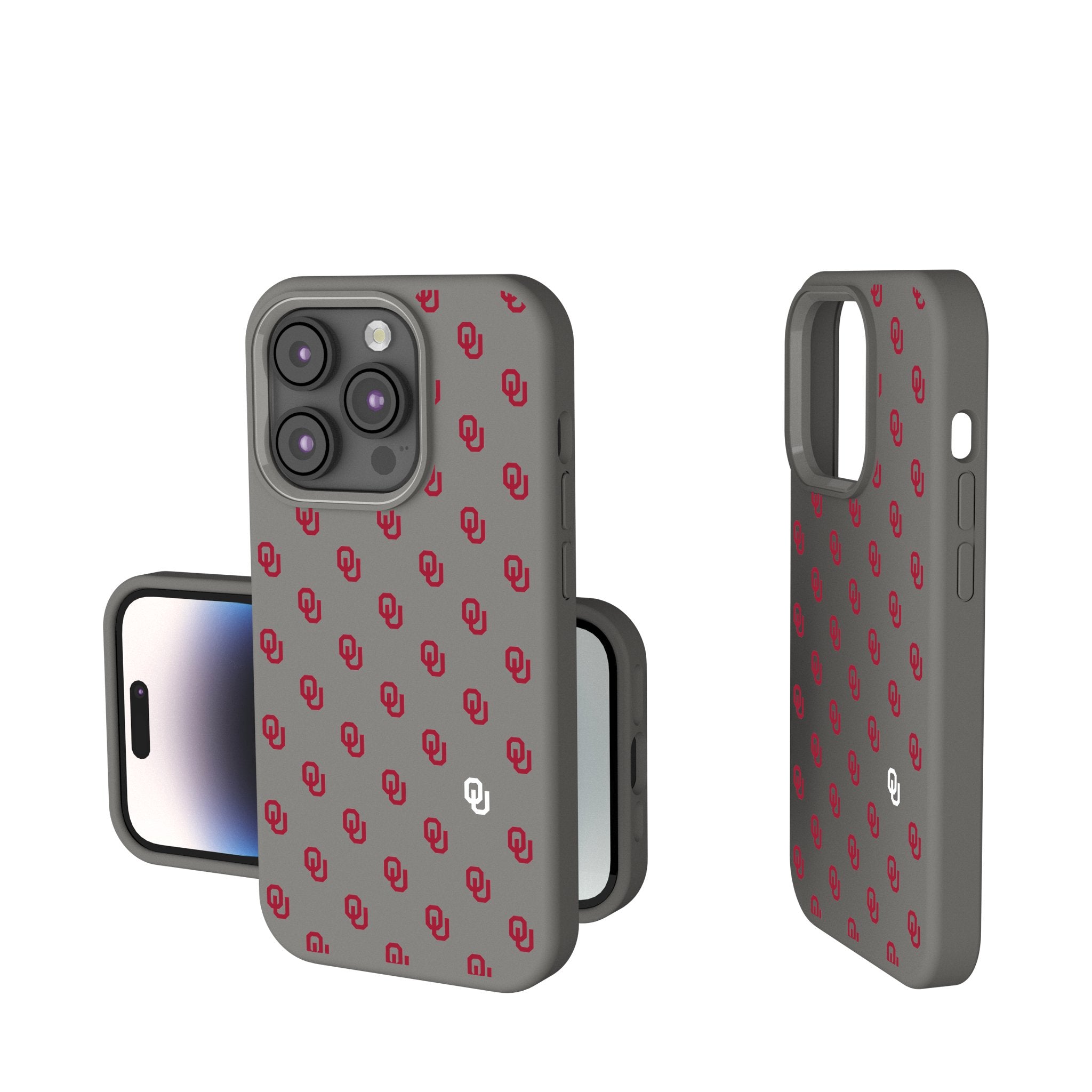University of Oklahoma Sooners Fashion Pattern iPhone Soft Touch Phone Case for Apple iPhone