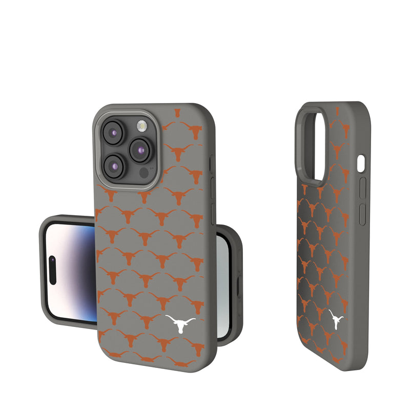 University of Texas Longhorns Fashion Pattern iPhone Soft Touch Phone Case for Apple iPhone