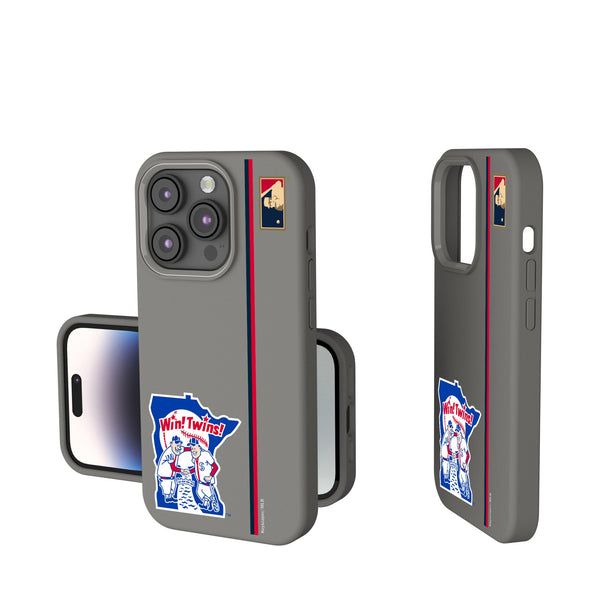 Minnesota Twins 1976-1986 - Cooperstown Collection Sidebar iPhone Soft Touch Phone Case