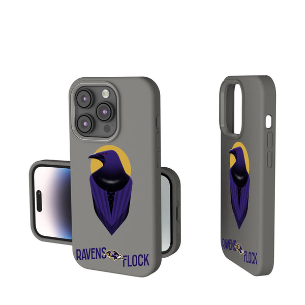 Baltimore Ravens 2024 Illustrated Limited Edition iPhone Soft Touch Phone Case