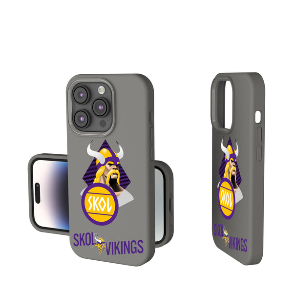Minnesota Vikings 2024 Illustrated Limited Edition iPhone Soft Touch Phone Case