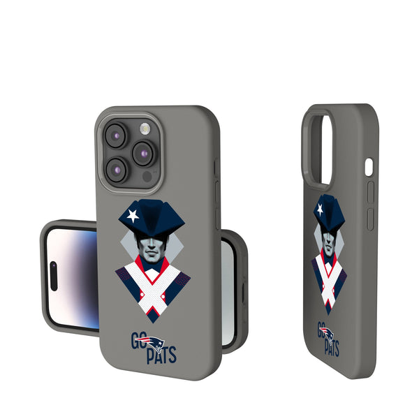 New England Patriots 2024 Illustrated Limited Edition iPhone Soft Touch Phone Case